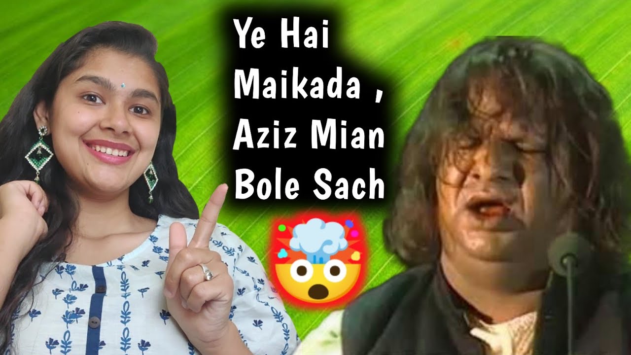 Indian Reaction on Aziz mian Qawwal | Ye Hai Maikada | Aziz Mian