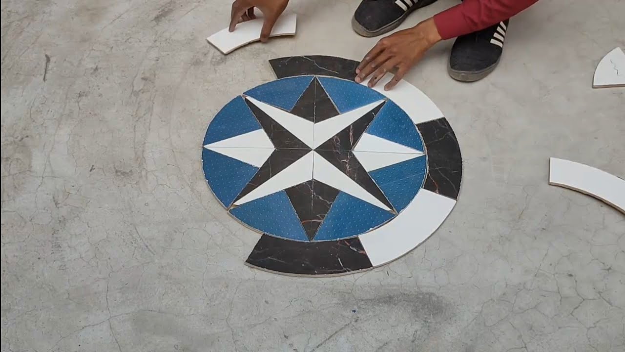 beautiful create ceramic wall and flooring design | DIY |