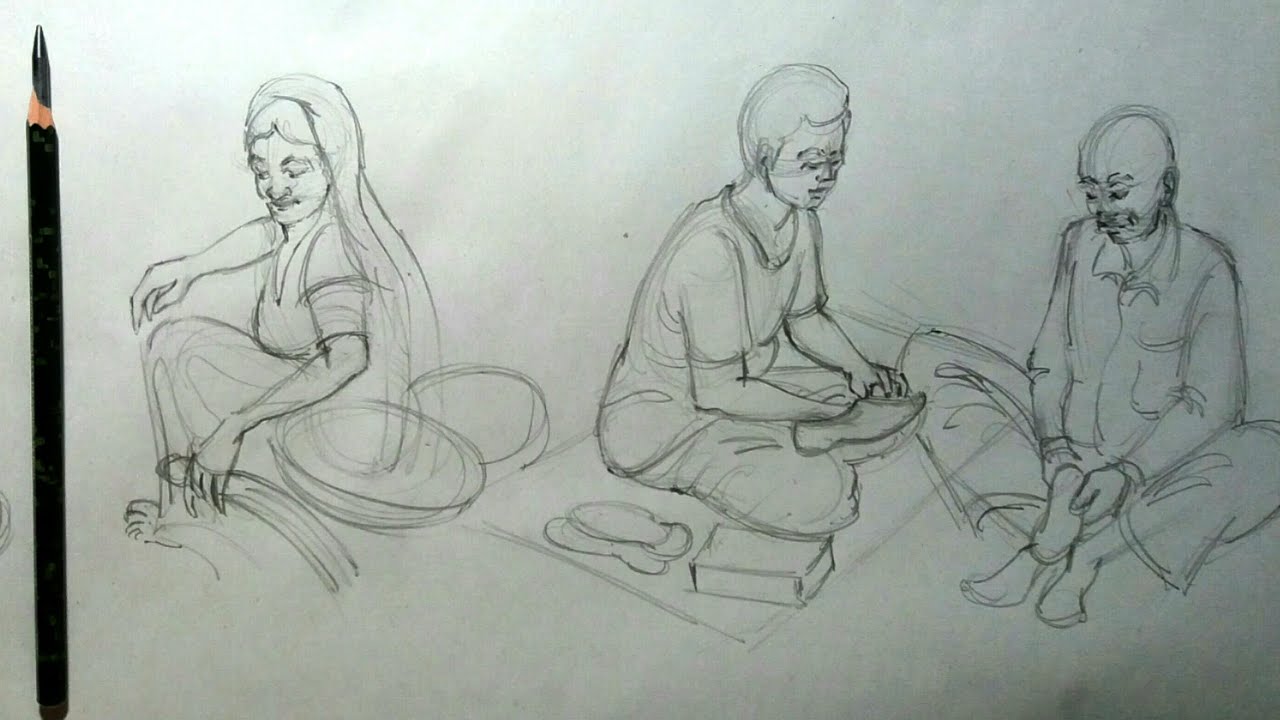 Human Figure Drawing/Working Figures #1