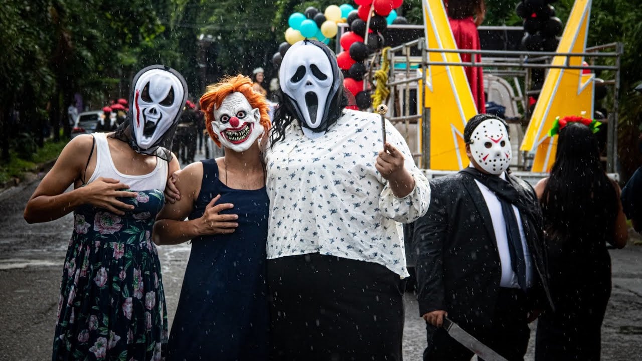 DESFILE BUFO Jefferson SONSONATE banda Bicentenario #cachiporristas #2025 #viral #disfrazhalloween 
