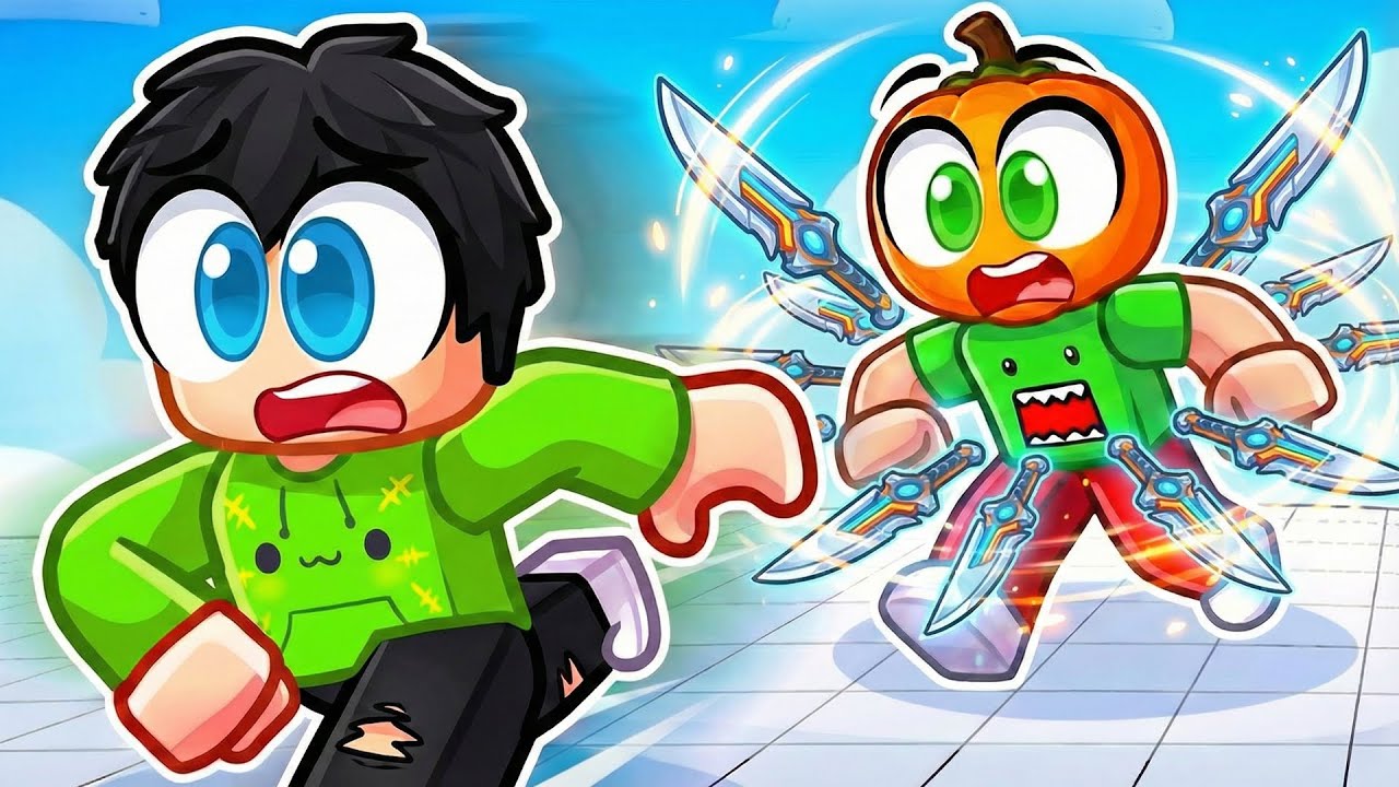 9,999,999 Dönen Bıçakla Herkesi Öldürdüm! 🔪 | Roblox