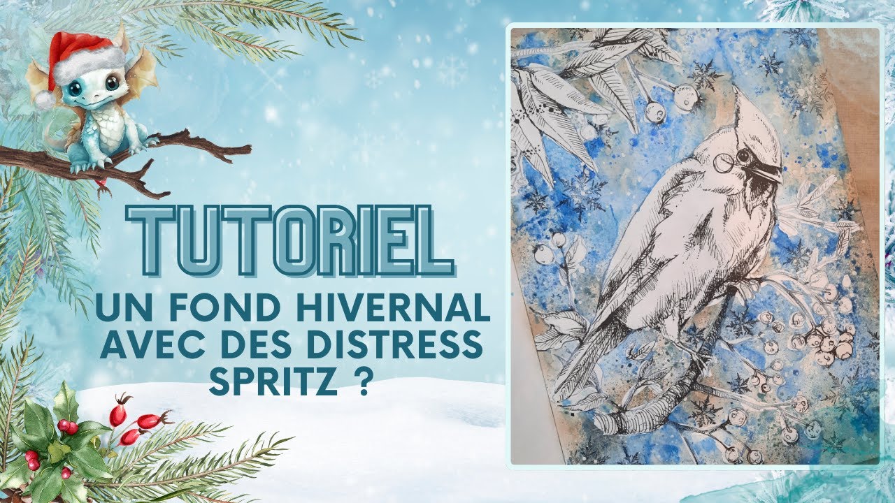 [Tutoriel]: Fond hivernal avec des distress spritz ?