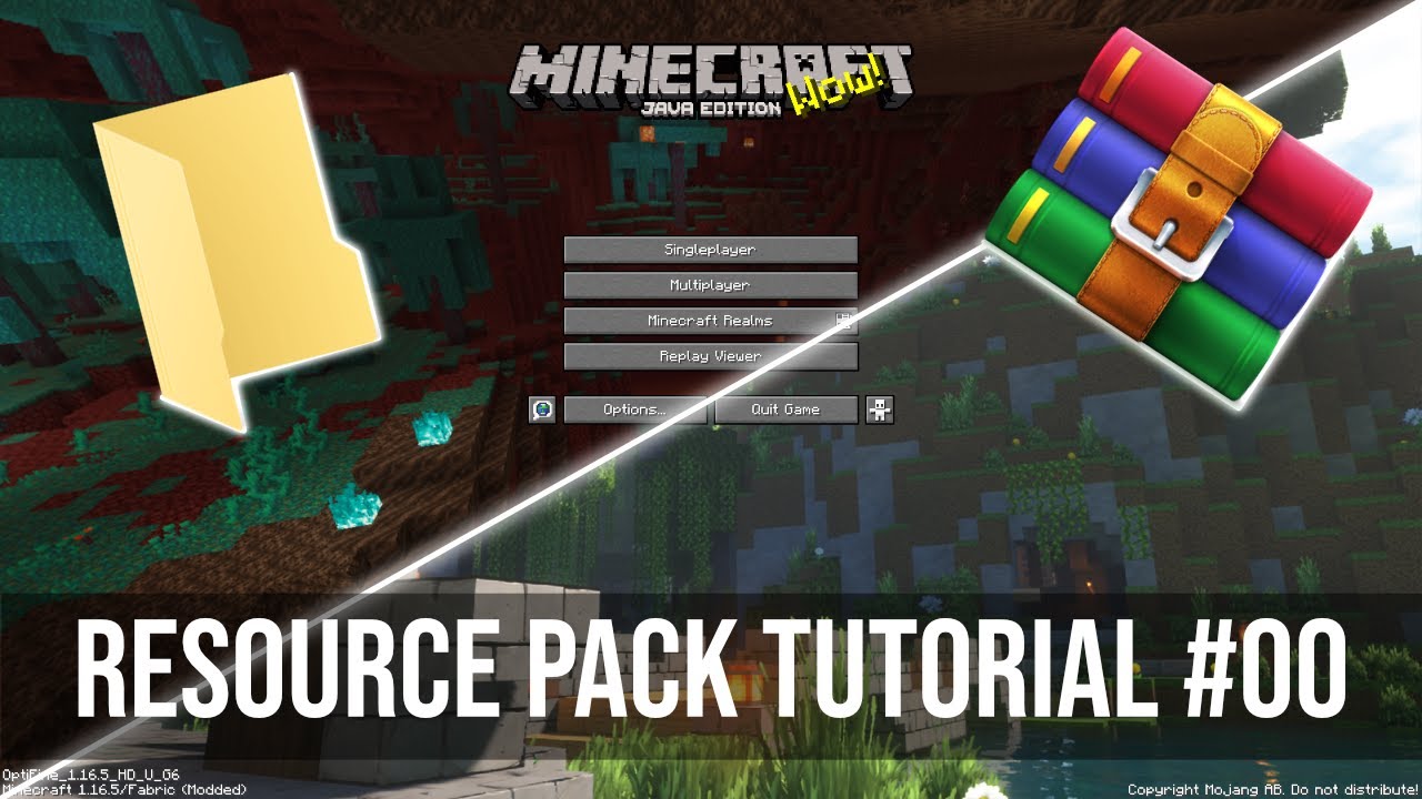 How To Make A Resource Pack (1.16+) Ep #00 - Setting Up Your Files!