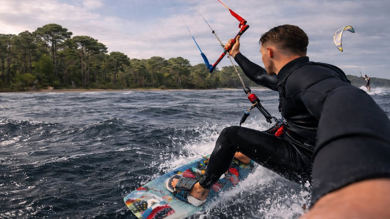 Πήγαμε Για KiteSurf Στην Μαύρη Μύτη 