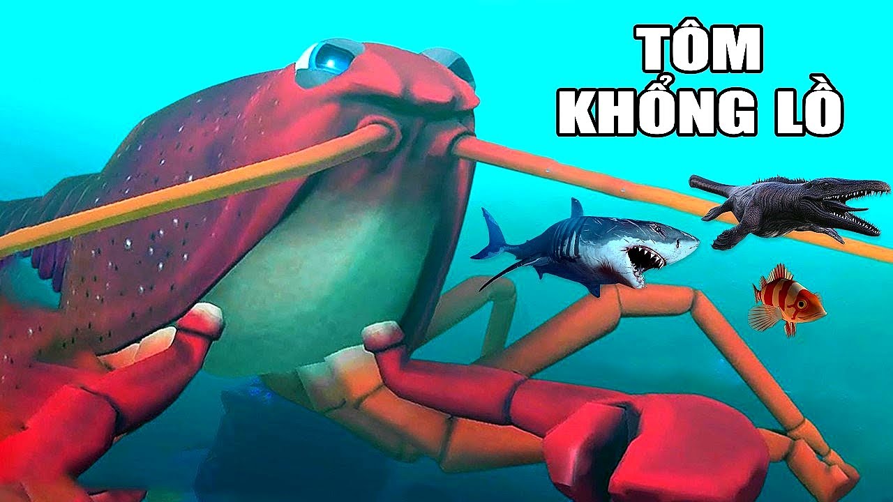 Tôi đã trở thành QUÁI VẬT TÔM KHỔNG LỒ | Feed And Grow Fish