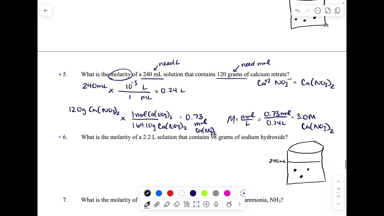 Honors Chemistry Notes 8.7 & 8.8
