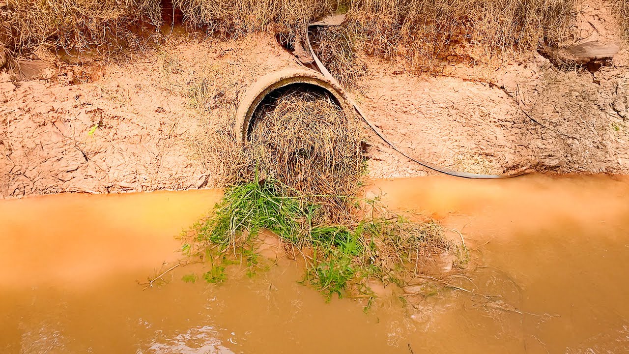 Shocking Amount of Debris Pulled from a Blocked Culvert