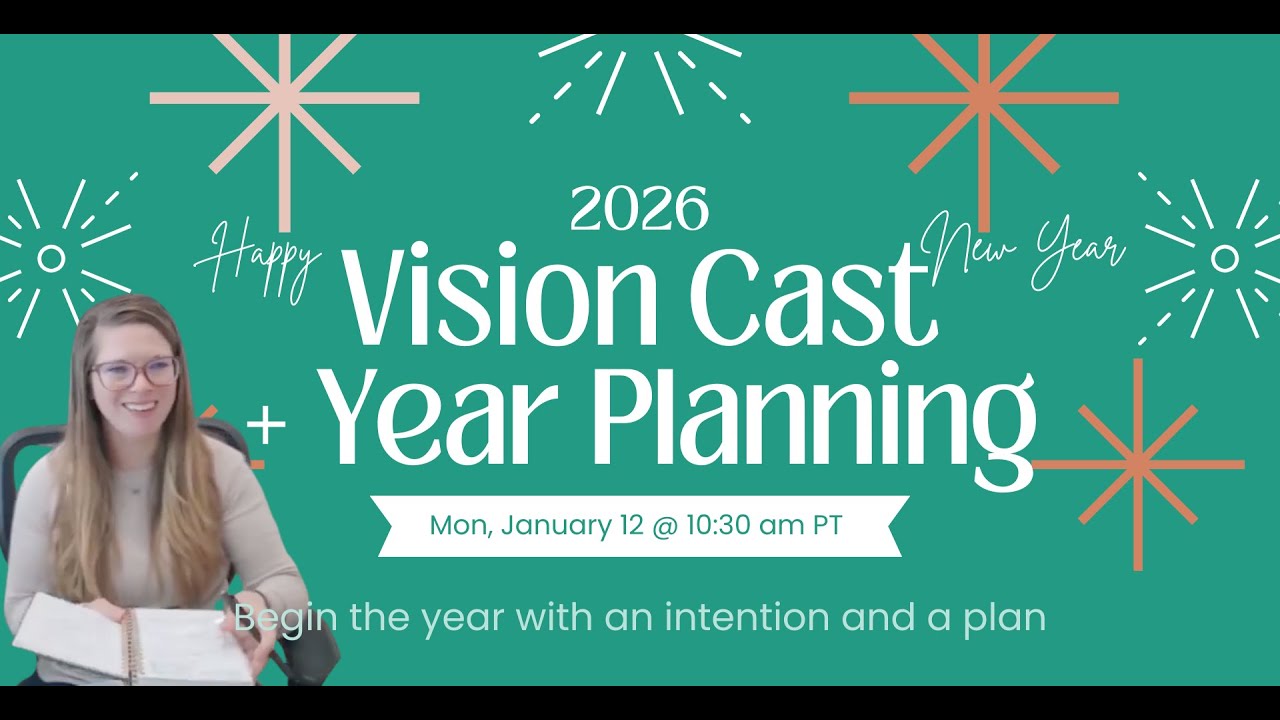 2026 Vision Cast + Year Planning Replay