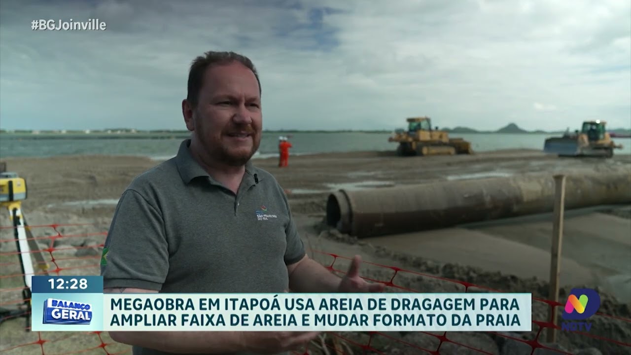 Dragagem em Itapo&aacute; transforma o visual da Praia do Pontal do Norte e amplia a faixa de areia