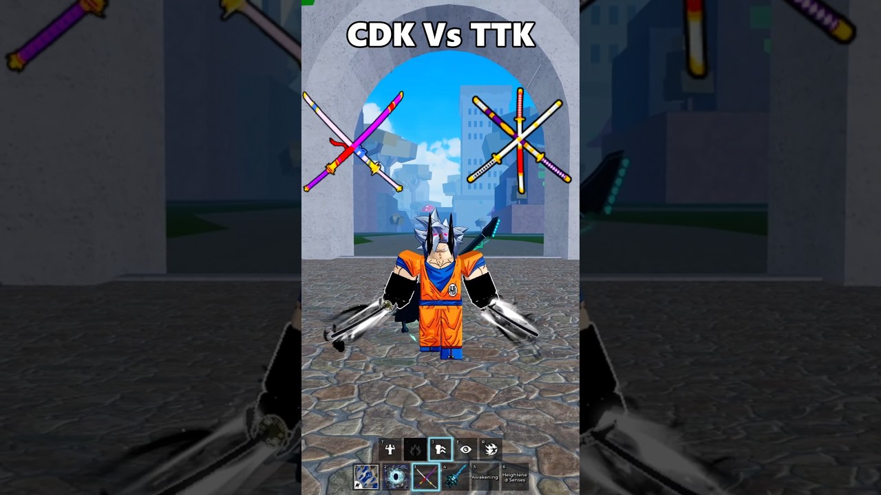 CDK VS TTK #dragonfruit #roblox #robloxfruit #bloxfruits #robloxedit #bloxymine