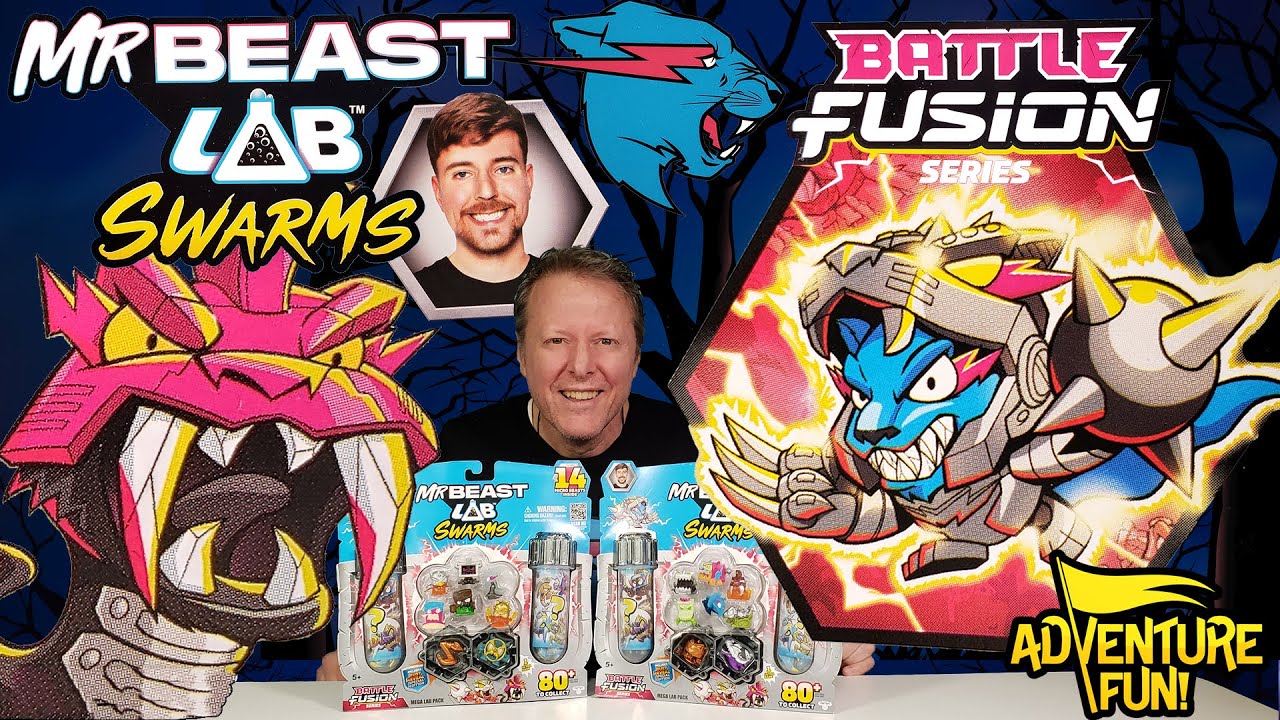 MrBeast Lab Swarms Battle Fusion Series 4! Limited Edition Battle Fusion Panther!