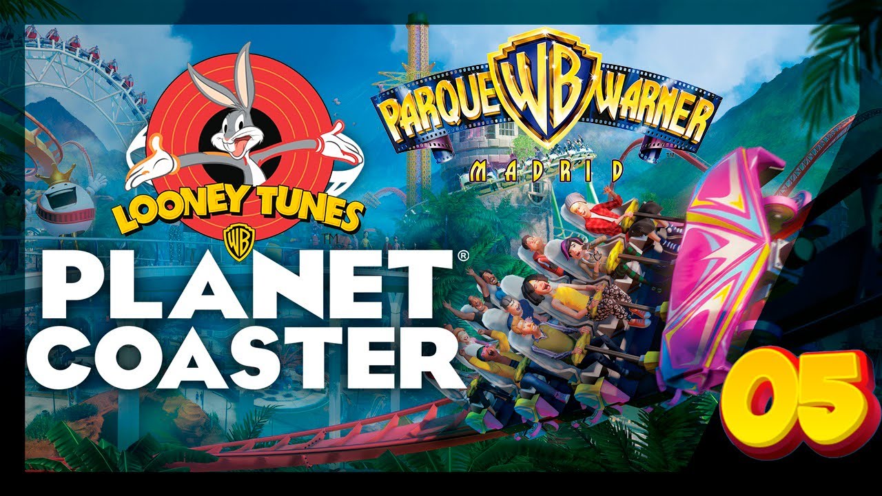 💥⚡🪛🔨 CREANDO EL CORRECAMINOS!!! | PLANET COASTER | PARQUE WARNER MADRID | CAPITULO 5