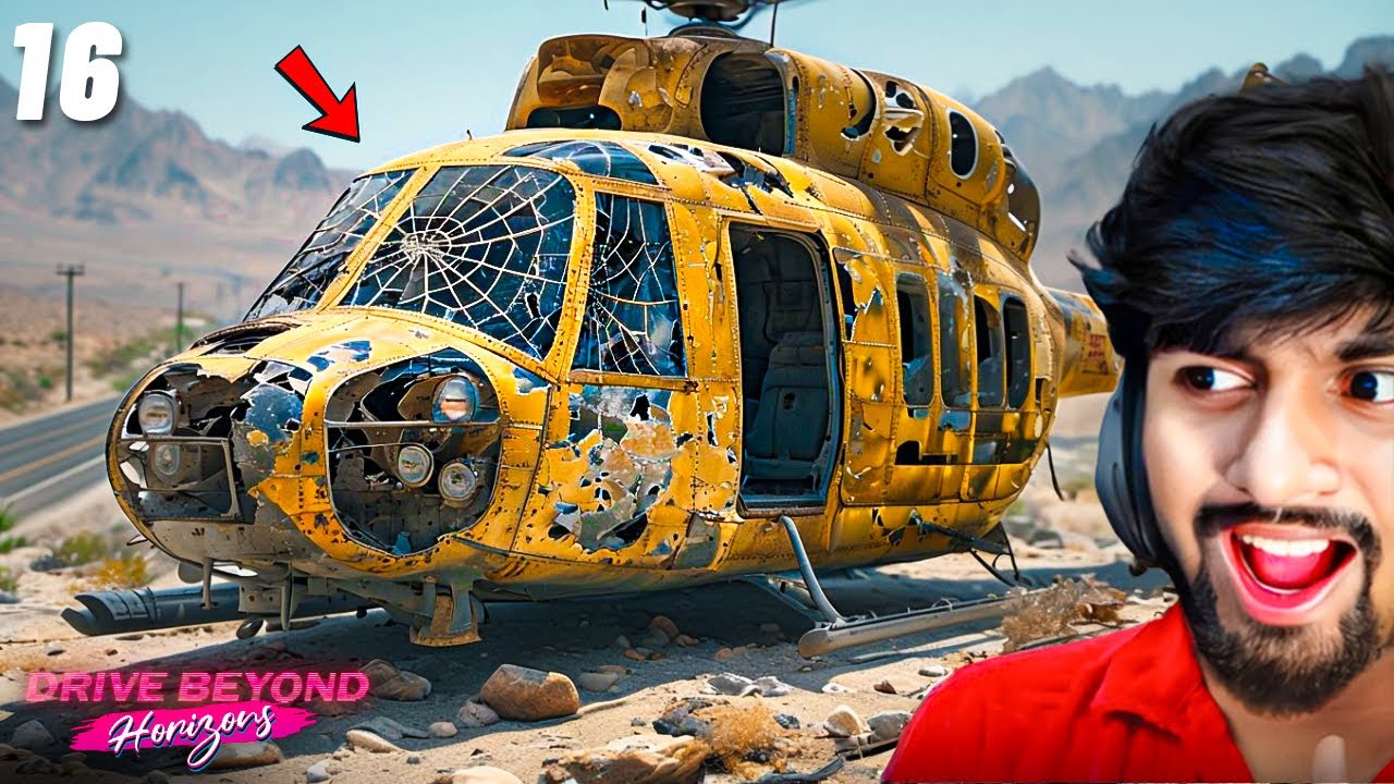 Finding A Hidden Helicopter In the DESERT 😱 Really ?? | DRIVE BEYOND HORIZON | EP 16
