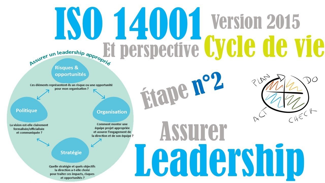ISO14001 - Assurer un LEADERSHIP approprié - Etape n°2 - Cycle de Vie