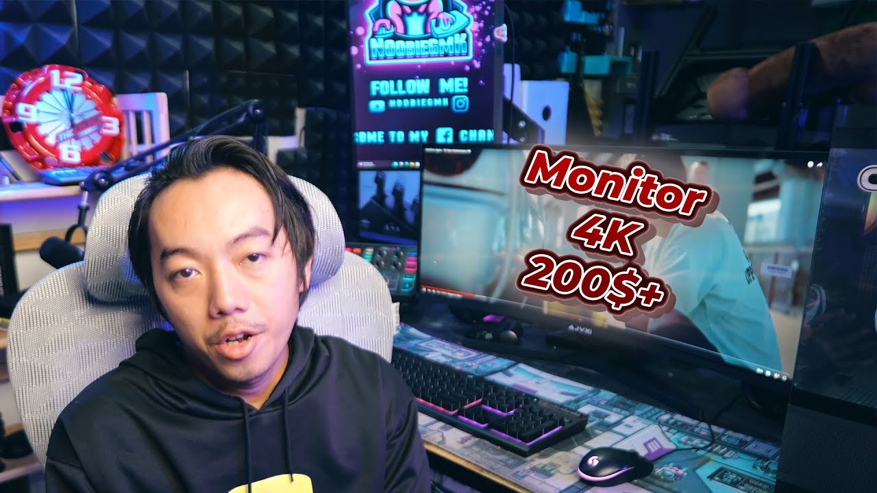 Monitor 4K ដែលមានតម្លៃត្រឹម 200$ ជាង