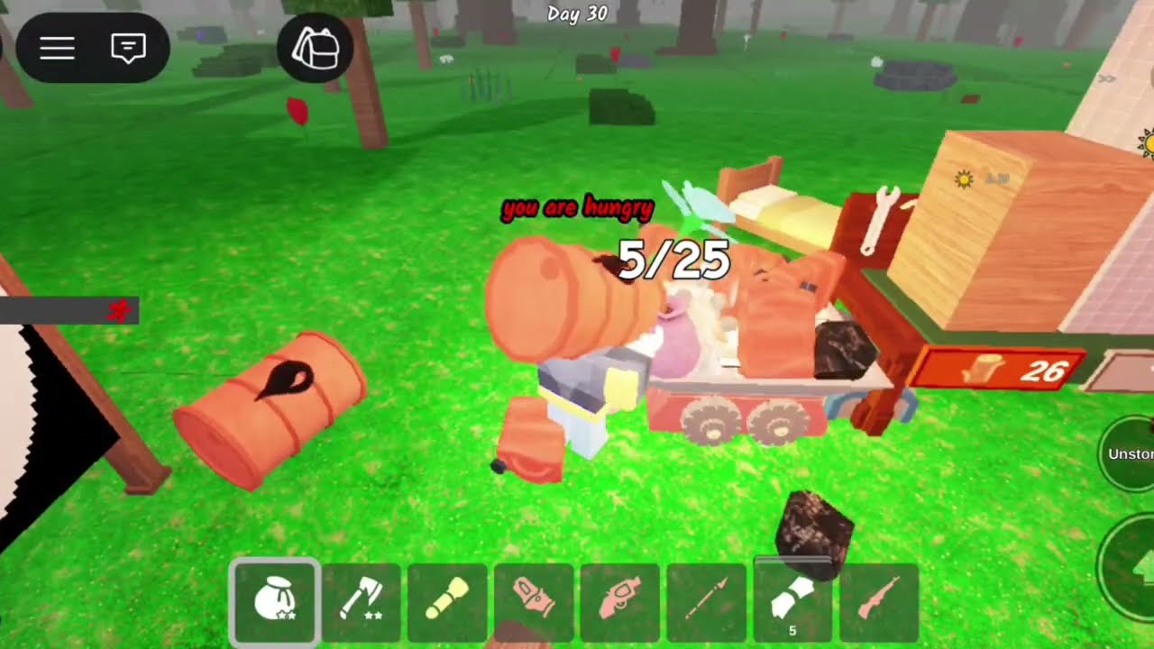 Survive 99 days in the forest roblox valentines day 