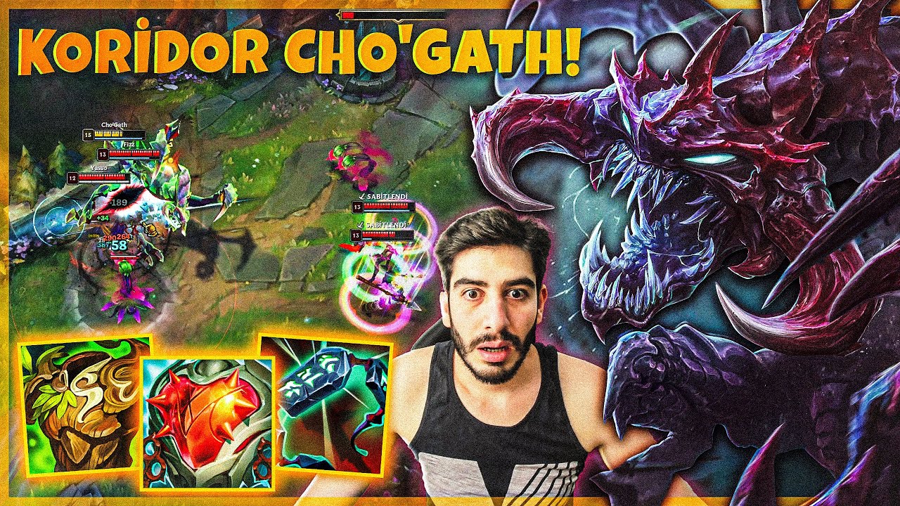 7200HP KORİDOR KADAR BÜYÜK CHO'GATH! | Cho'Gath vs. Yasuo