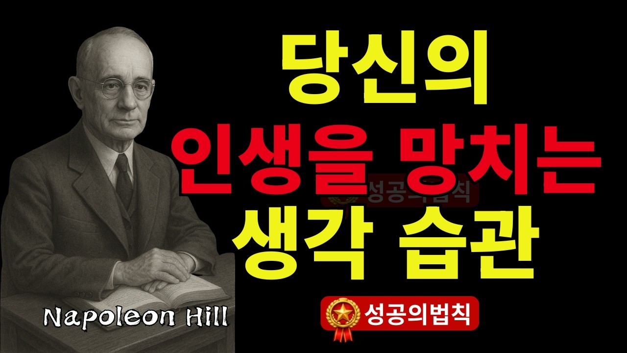 98_생각을 통제하지 못하면 인생도 통제 못한다  | 나폴레온 힐