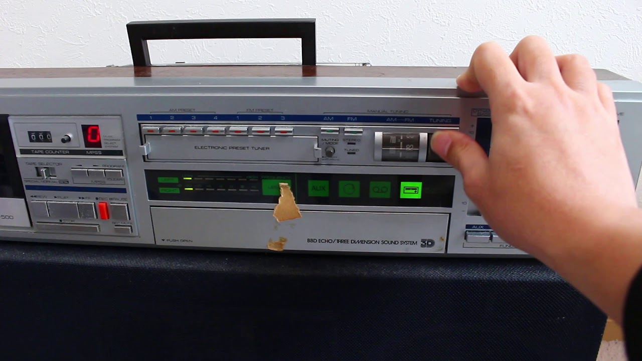 DIATONE　カセットコンポ　Y500