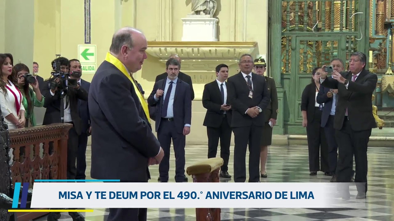 Misa y Te Deum. 18 de enero.