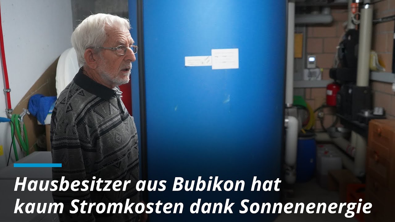 Selbstversorger -  Hausbesitzer aus Bubikon hat kaum Stromkosten dank Sonnenenergie
