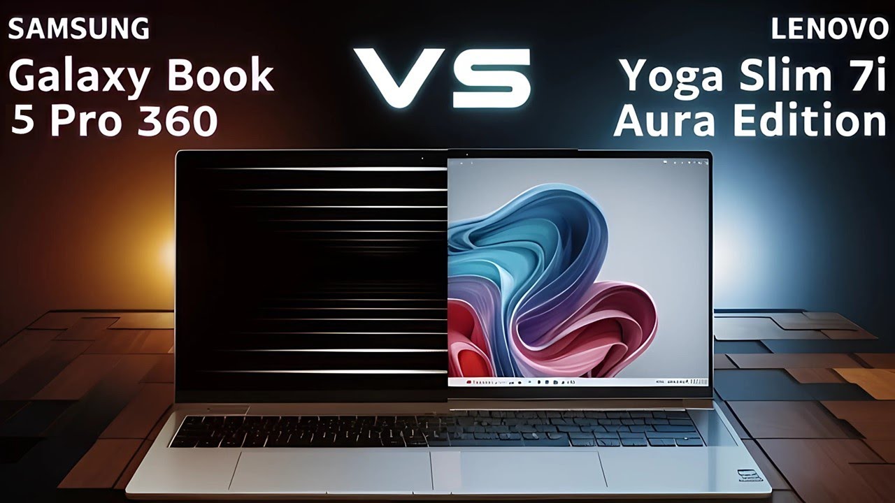 Samsung Galaxy Book 5 Pro 360 vs Lenovo Yoga Slim 7i Aura Edition - spec review & comparison