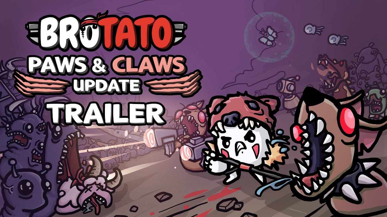 Трейлер обновления Brotato: Paws & Claws
