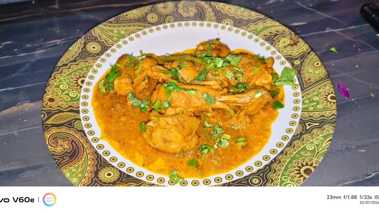 Achari chiken curry ♥️!  Achari Murgh / चटपटी चटखारेदार chiken curry  🍛