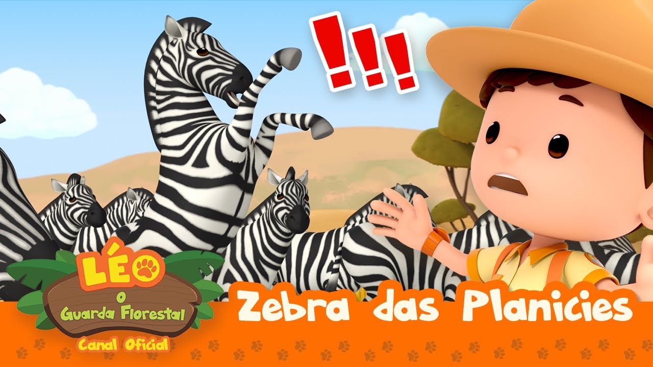 Zebra das Planícies 🦓 | Leo, O Guarda Florestal | Minisode | Animação