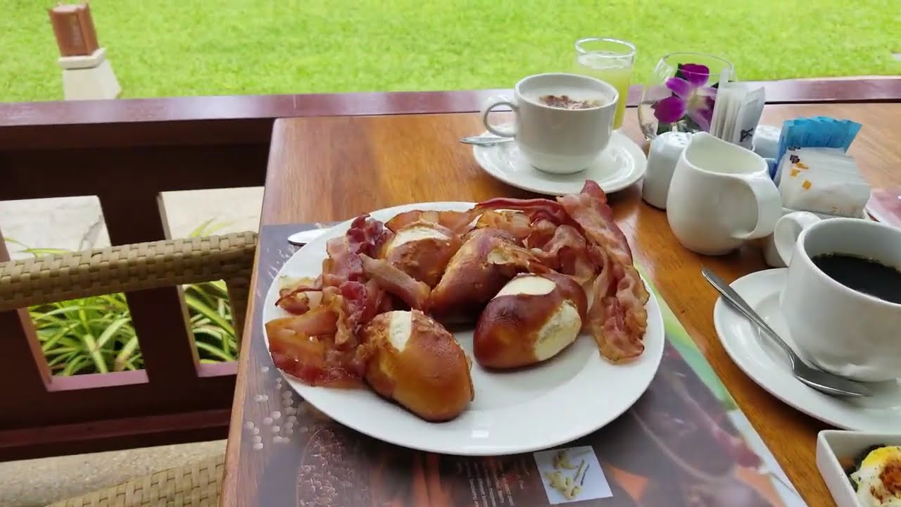 Review 5 star SeaView Breakfast Buffets at Katathani Phuket Beach 5 star Luxury Resort