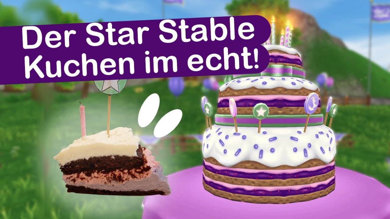 Ich backe den Star Stable Geburtstags Kuchen nach!