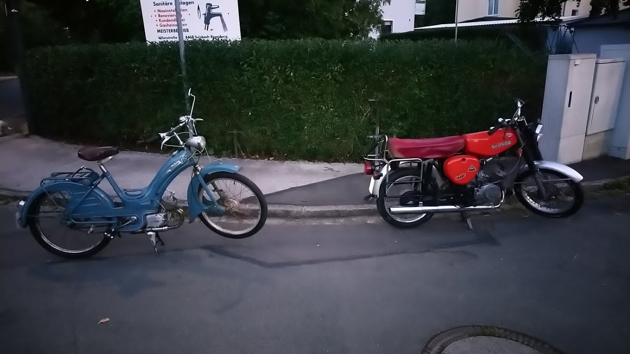 Sulzbach-Rosenberg Victoria Vicky M50 Leistung 1,75 PS 47ccm 1955. Kult SIMSON IFA Typ-S50B2 1979.