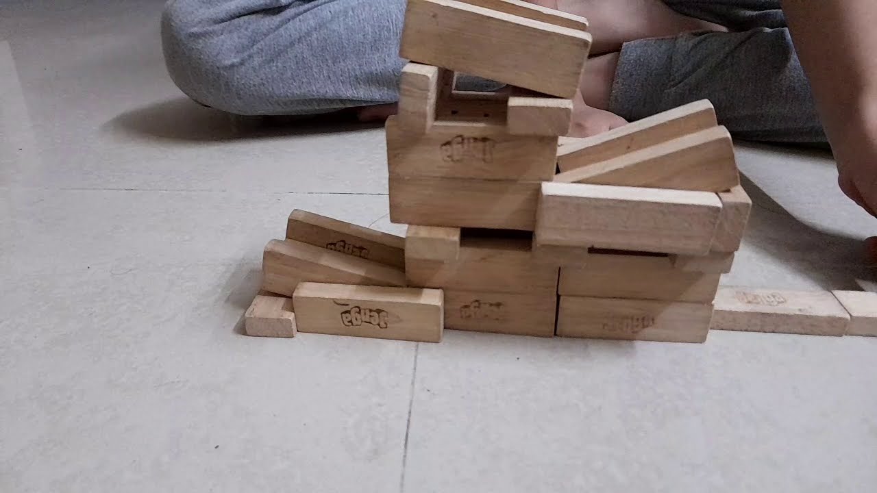 How to make jenga tunnels