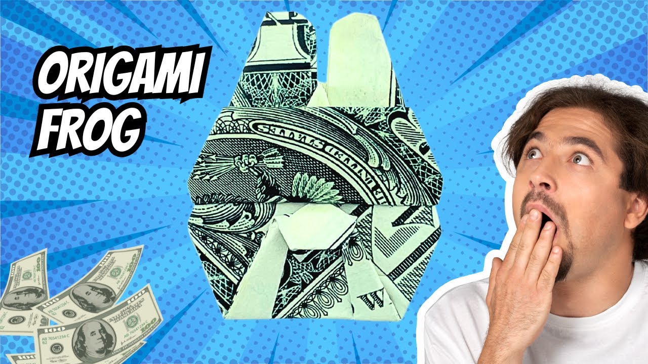Dollar Bill Origami Frog