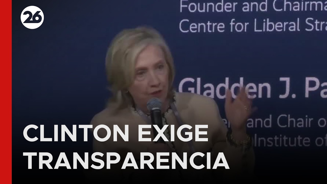 🇺🇸 ARCHIVOS DEL HORROR | Hillary Clinton exige transparencia total sobre Epstein