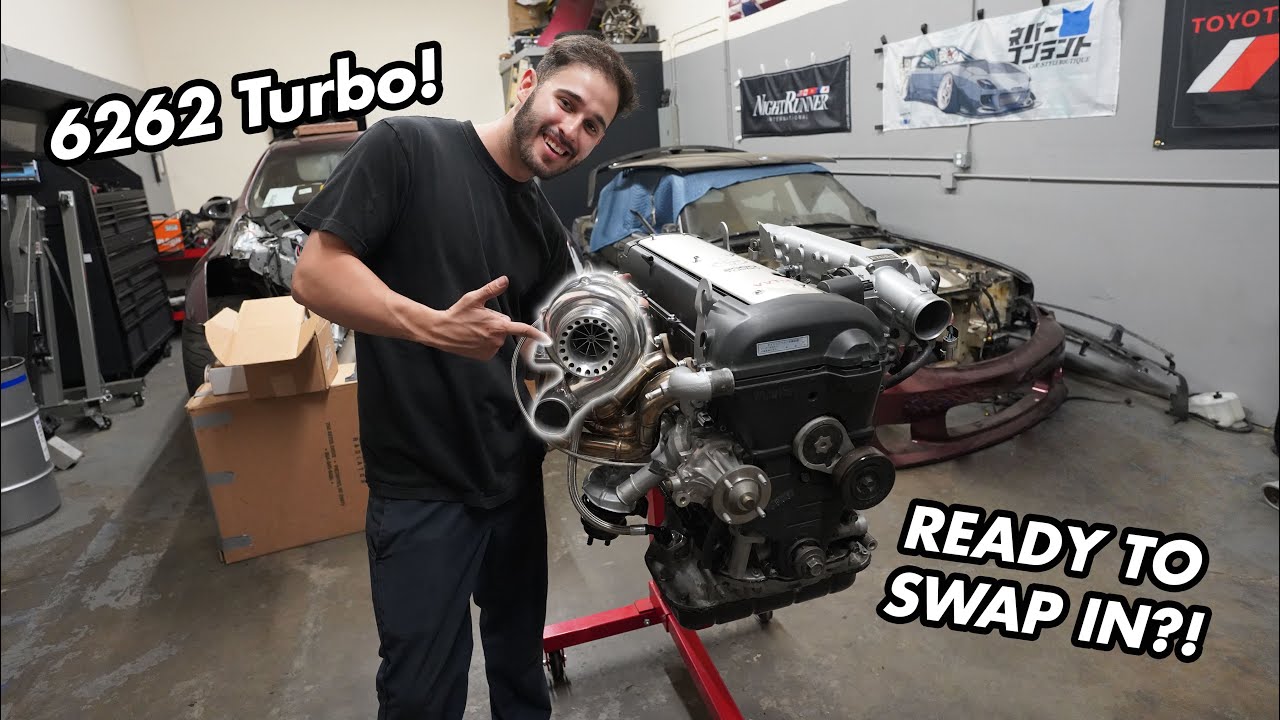 1JZ Gets a BIG Turbo for the IS300!!