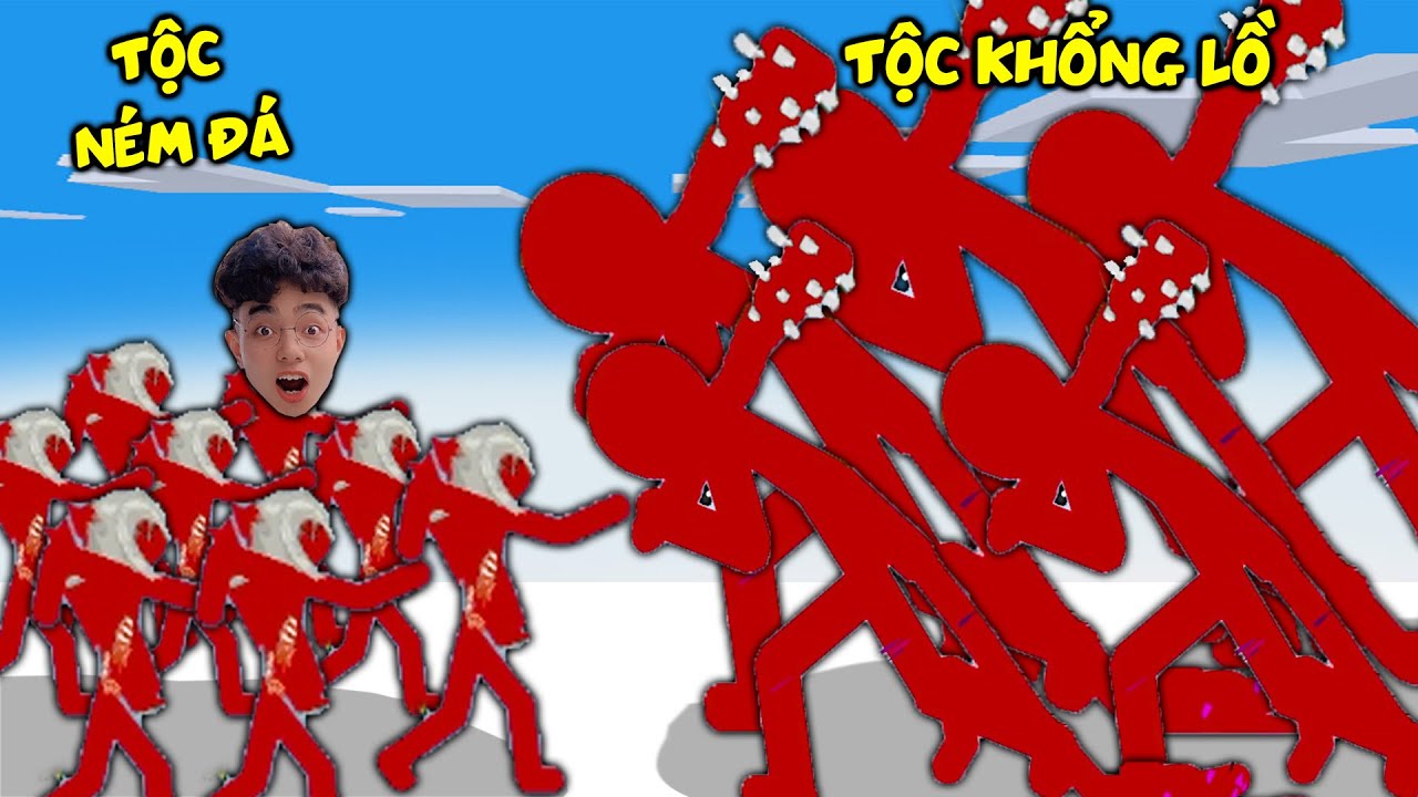 THẮNG TÊ TÊ BẤT NGỜ BỊ BỘ TỔNG NGƯỜI KHỔNG LỒ TRONG RỪNG TẤN CÔNG TRONG STICK WAR