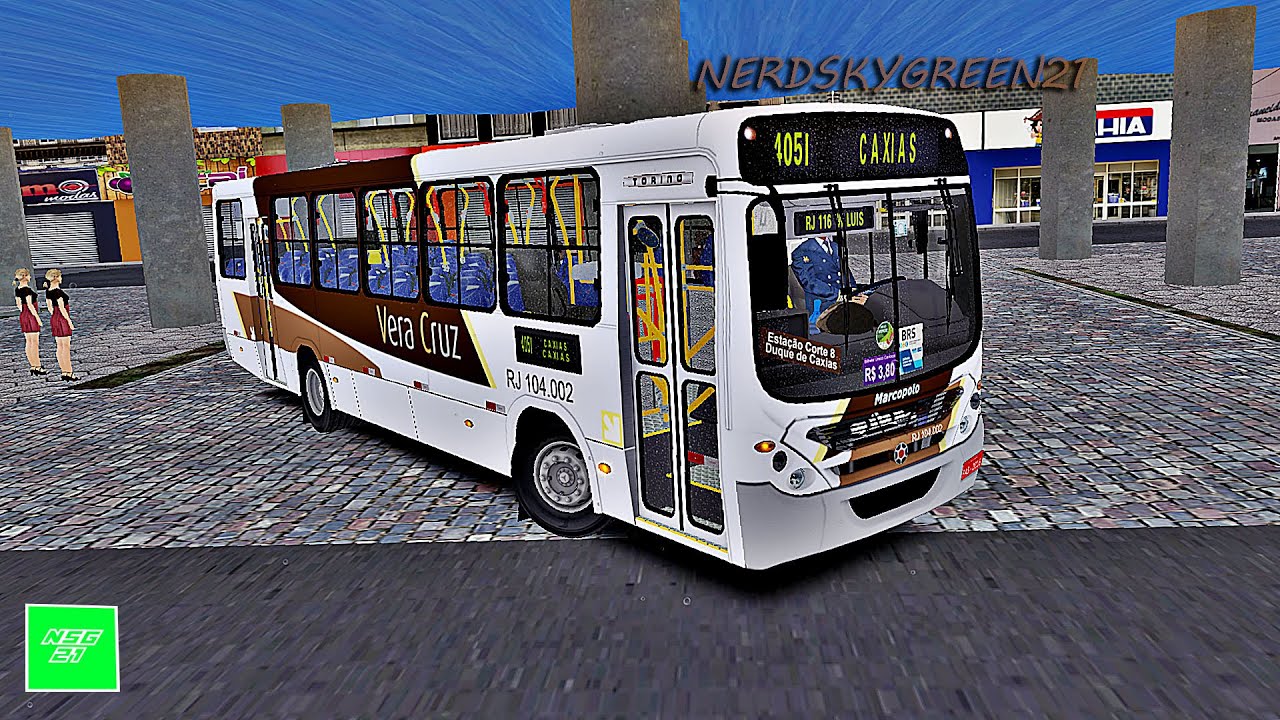 [OMSI 2] LINHA 405I Piabeta X Caxias de Torino 2007 mb of -1722m +G27 - Vera Cruz / Mapa Serra Velha
