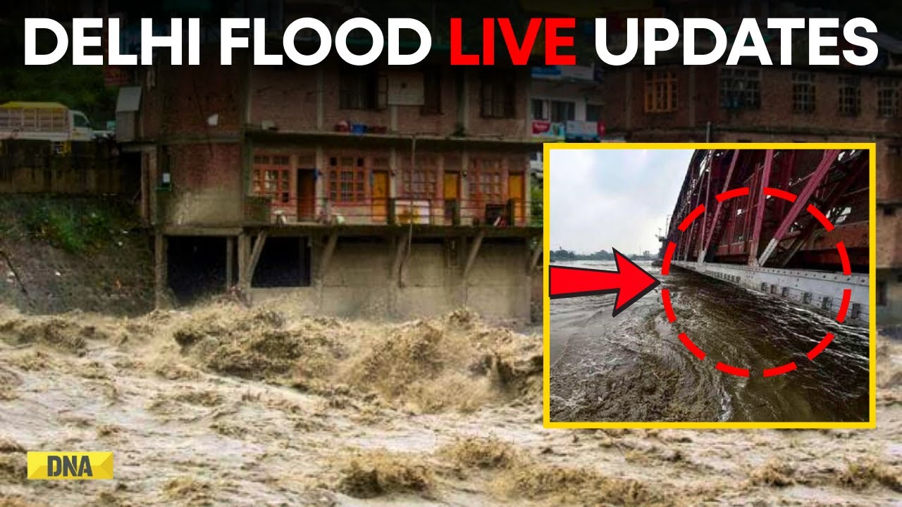 Delhi Rain Live Updates: Delhi Floods Live Updates | Monsoon 2025 Live | Flood Alert In Delhi Live