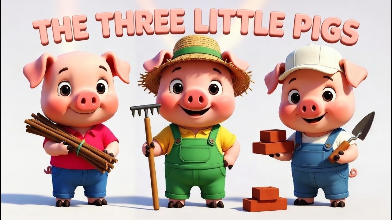 Three Little Pigs Lullaby SONGS 🐷 Build It Strong Build It Safe