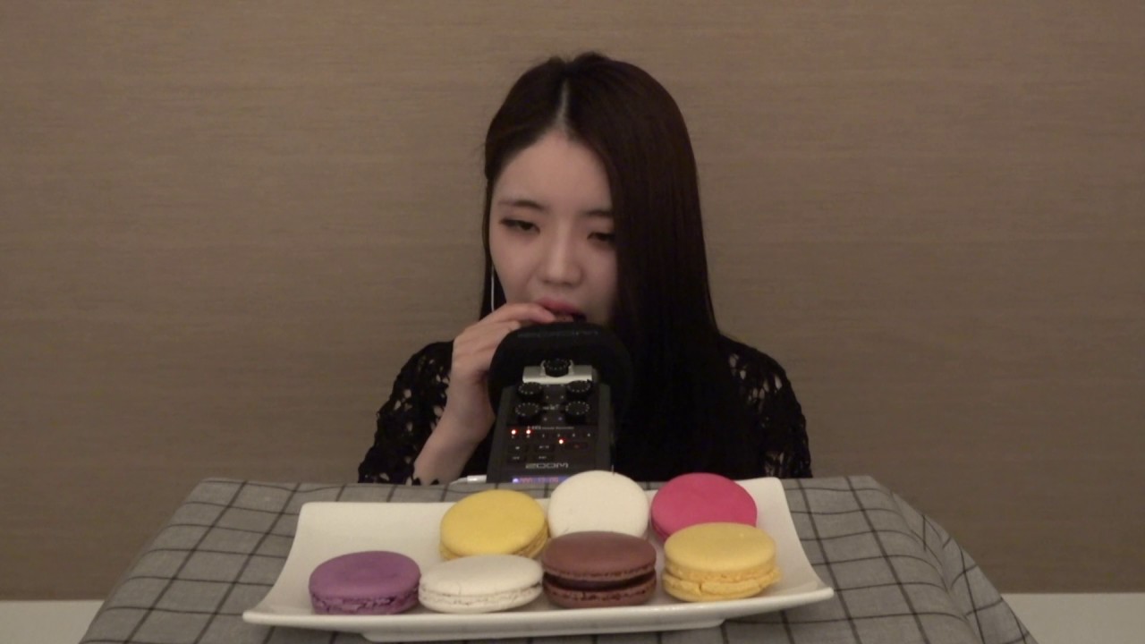[ASMR 한국어] 쫜득쫜득 마카롱 이팅사운드 😳 완전 맛나는 것! eating sound, real sound