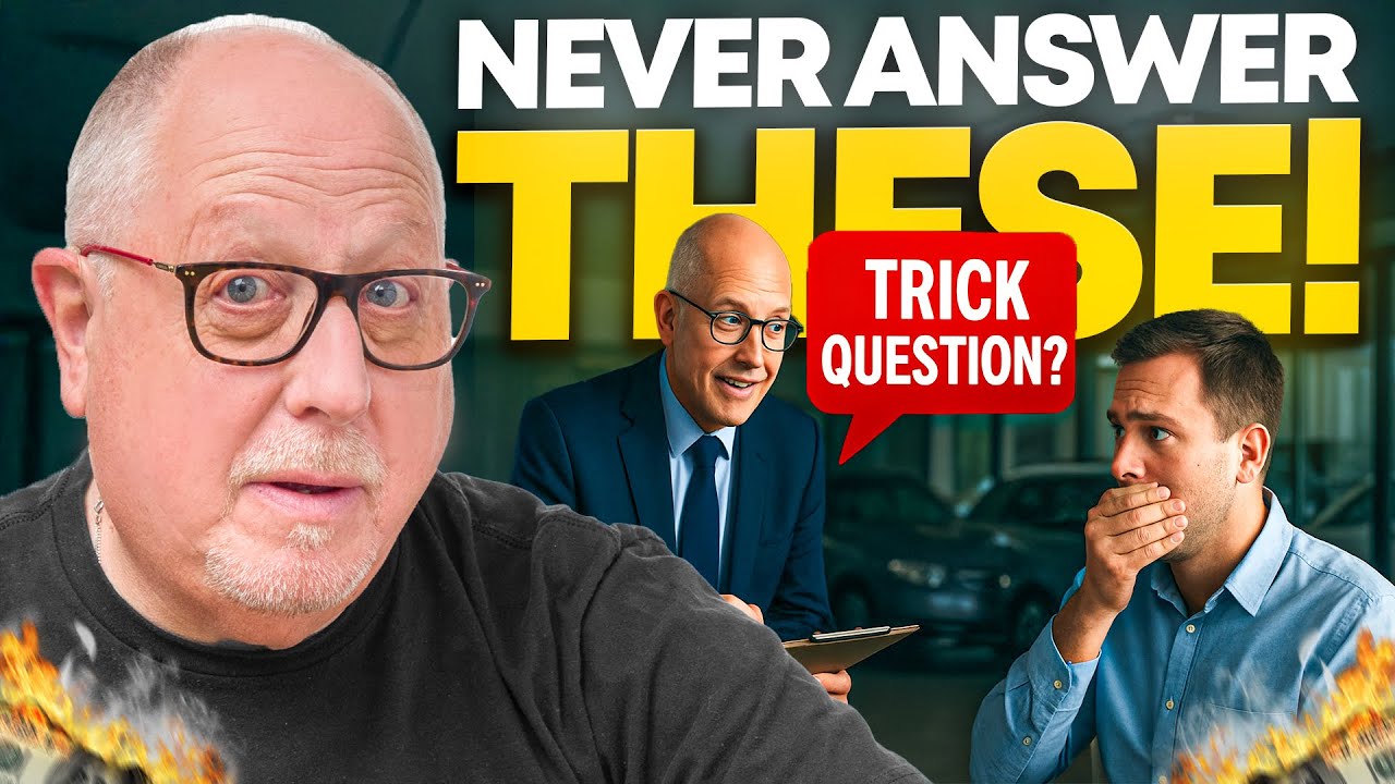 DO NOT ANSWER THIS WHEN YOU BUY A CAR | 3 Car Dealer RED FLAGS