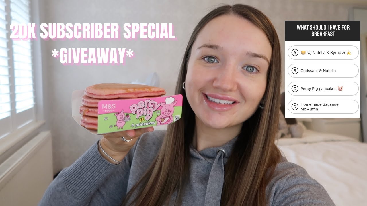 MY SUBSCRIBERS PICK WHAT I EAT FOR 24 HOURS | 20,000 SUBSCRIBERS GIVEAWAY