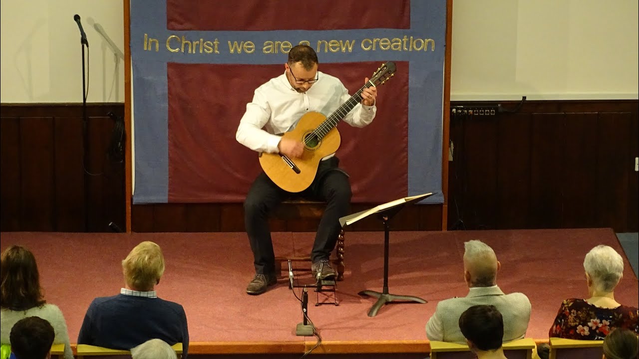 Asturias, Albeniz, played live in concert by Julian Ward