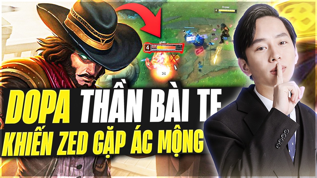 Dopa Khiến Zed Đối Thủ Bị Tâm Lý Với Con Twisted Fate Trong Game Đấu Cực Loạn Tại Máy Chủ Siêu Cấp