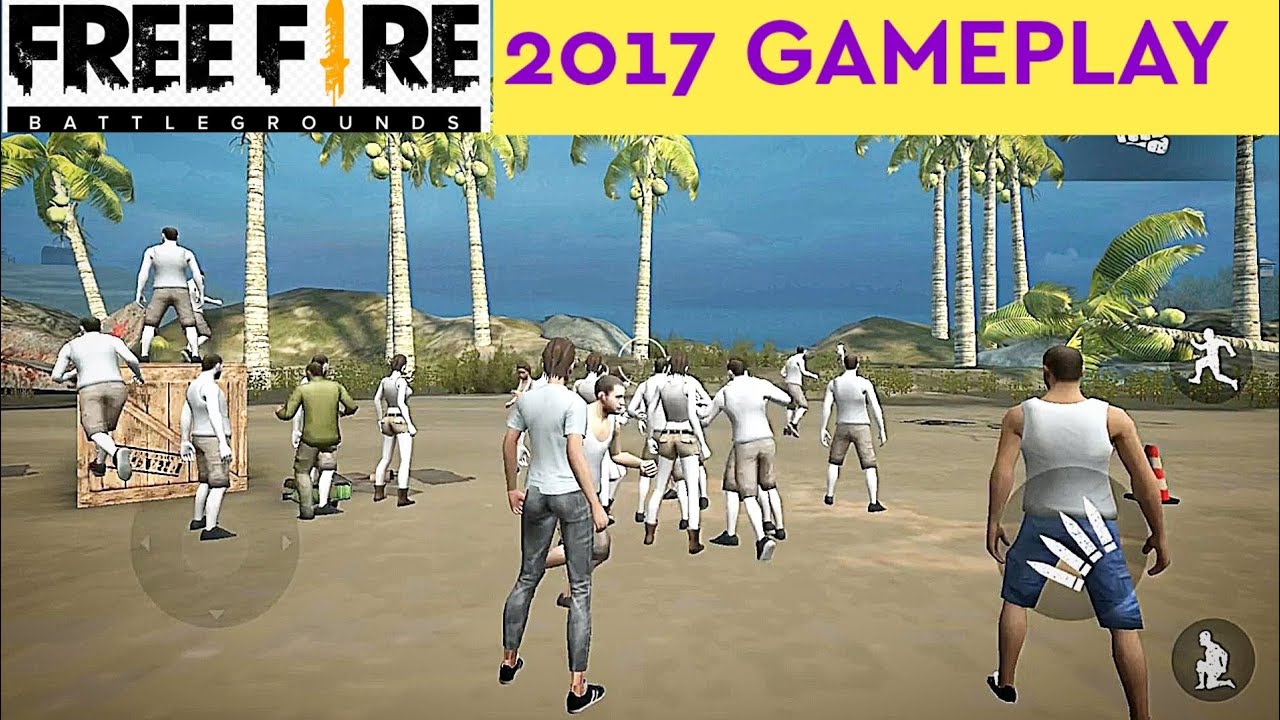 Free fire 2017 gameplay video || Free fire old gameplay-Garena free fire