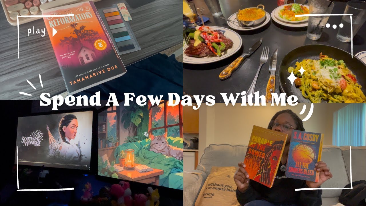 Spend The Weekend With Me | Playing South of Midnight 🎮| Reading The Reformatory | Mini Book Haul 📚 