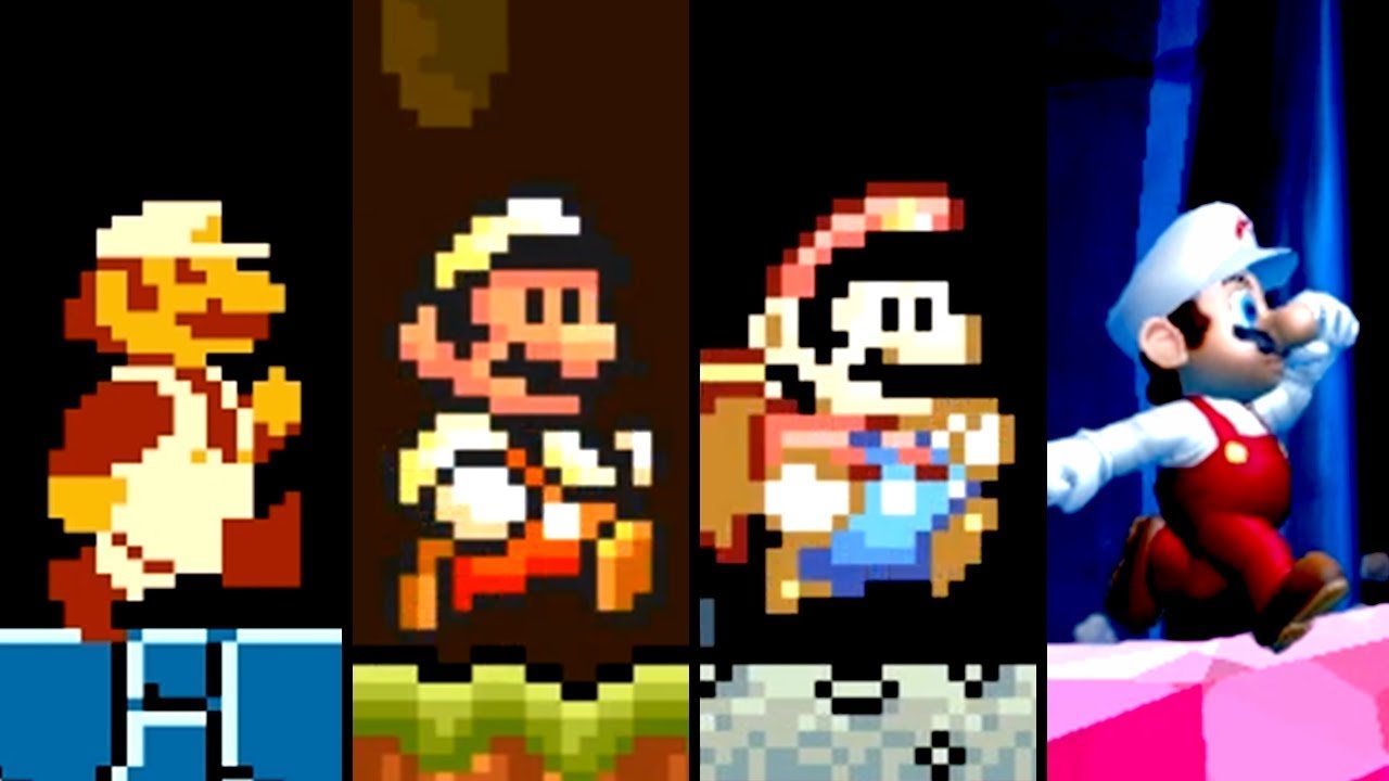 Evolution of Underground Levels in 2D Super Mario Games (1985-2019)