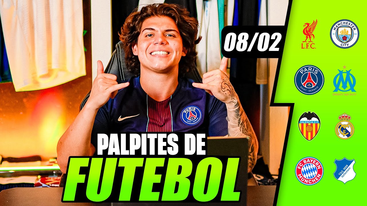 PALPITES DE FUTEBOL PARA HOJE 08/02/2026 &ndash; BILHETE PRONTO DO IMPERADOR | APOSTAS ESPORTIVAS
