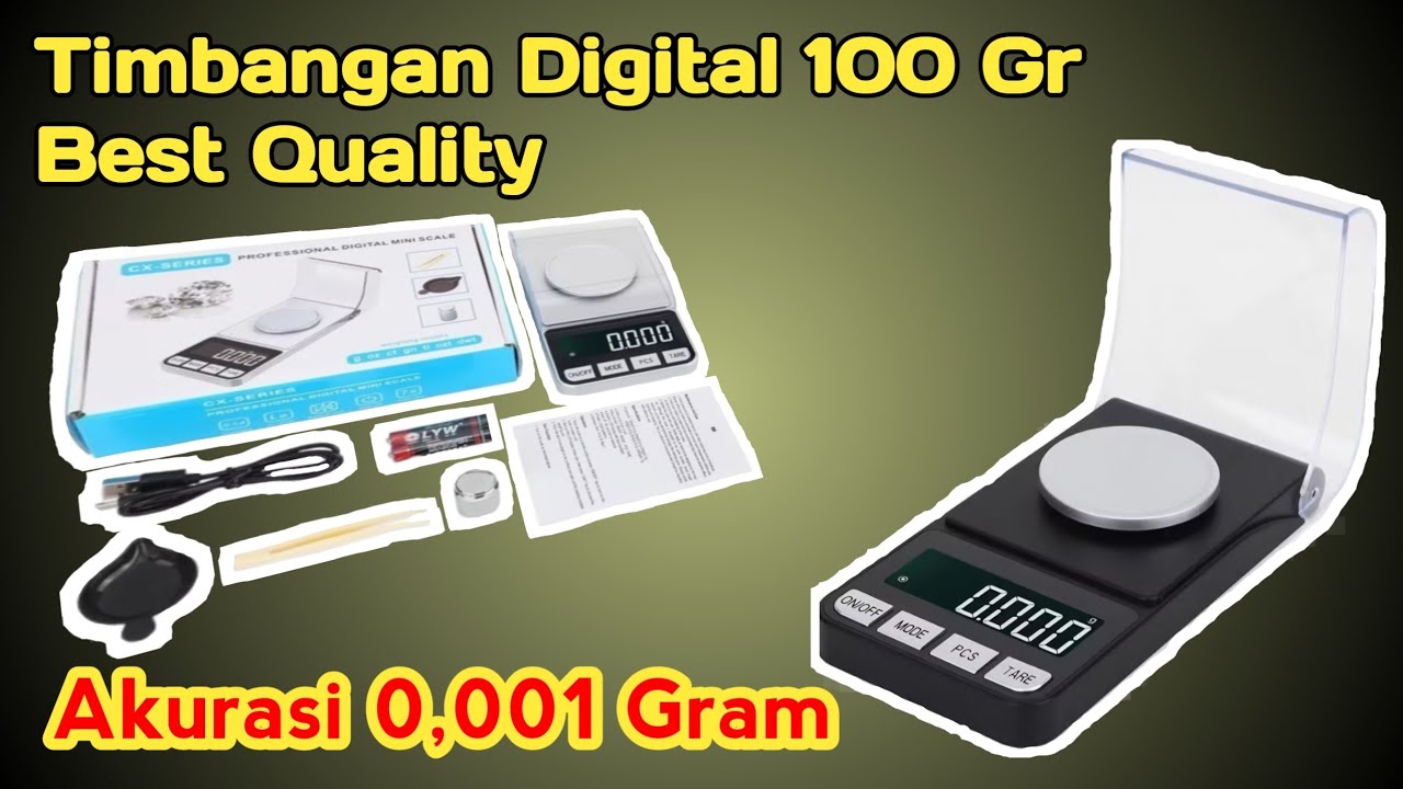 UNBOXING ‼️ Timbangan Digital Analitik Akurasi Tinggi 0,001 Gram REKOMENDED
